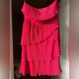 Pins & Needles Strapless Dress from Urban Outfitters, XS, Pink